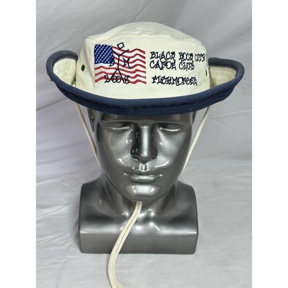 Vintage ~ (1990’s) ~ Port Authority Adult Unisex Bucket Hat ~ Embroidered USA - Picture 7 of 11
